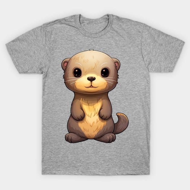 Cute Baby Otter T-Shirt by CoolCarVideos
